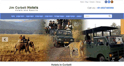 Desktop Screenshot of jimcorbetthotels.net